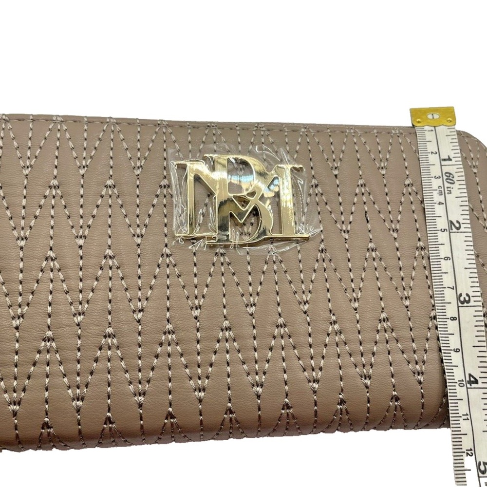 Badgley Mischka Vegan Leather Wallet - Taupe